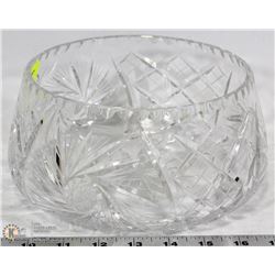LARGE ESTATE PINWHEEL CRYSTAL BOWL