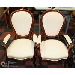 5) FRENCH PROVINCIAL ARM CHAIR  X2