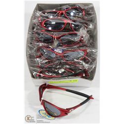 CASE OF OAKLEY REPLICA SUNGLASSES RED & BLACK