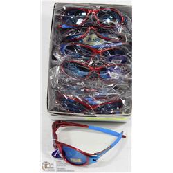 CASE OF OAKLEY REPLICA SUNGLASSES RED & BLUE