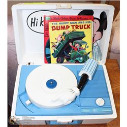 DISNEY MICKEY MOUSE RECORD PLAYER "WORKING"