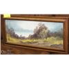 Image 1 : ESTATE FRAMED OUTDOOR SCENE PICTURE