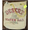 Image 1 : VINTAGE CANVAS CAMPING WATER BAG