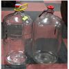 Image 1 : LOT OF TWO 5 GAL WATER JUGS WITH LIDS