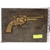 Image 1 : ANTIQUE GUN WALL PLAQUE 10"X12"
