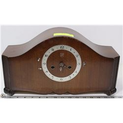 VINTAGE CLOCK AND CAMERA, KEY INSIDE