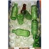 Image 1 : LARGE BOX WITH ASSORTED VINTAGE POP BOTTLES