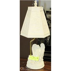 WHITE/IVORY ANGEL LAMP