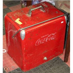 1940S EMBOSSED COCA COLA COOLER