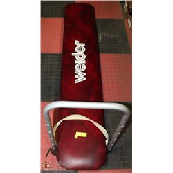 WEIDER INCLINED WORKOUT BENCH
