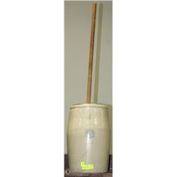 RARE MEDALTA 4 GALLON INDIAN CHIEF STAMP BUTTER