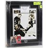 Image 1 : JOHNNY BOWER GAME USED JERSY CARD FRAMED