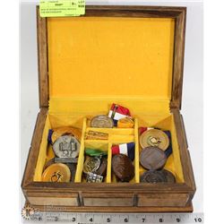 BOX OF INTERNATIONAL MEDALS FOR PHOTOGRAPHY