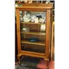 Image 1 : OAK DISPLAY CABINET 14X31X55