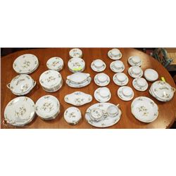 75+ PCS OF LIMOGES DISH SET FRANCE BIRD PATTERN