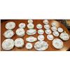 Image 1 : 75+ PCS OF LIMOGES DISH SET FRANCE BIRD PATTERN