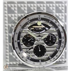 NEW CITIZEN 'ECODRIVE' TACHYMETER WALL CLOCK -