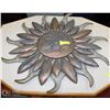 Image 1 : 2 METAL SUNBURST WALL PLAQUES