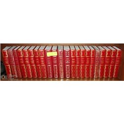 COLLECTOR BOX OF 22 LEATHER BOUND AGATHA CHRISTIE