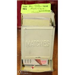 OLD MATCHBOX HOLDER