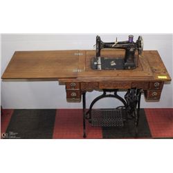 15) RAYMOND ANTIQUE SEWING MACHINE