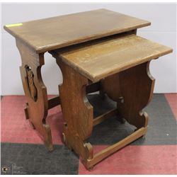 2 OWL NESTING TABLES