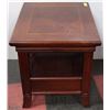 Image 2 : 14) WOOD END TABLE