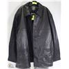 Image 1 : OUTDOOR BOUNDARY BLACK 100% LAMB LEATHER JACKET W/