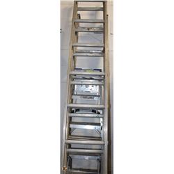 ALUMINUM 6' LADDER SOLD WITH 12'EXTENTION LADDER