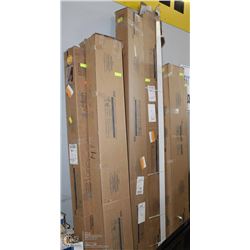 LOT WITH 7 ASSORTED SIZE HEAVY DUTY BLINDS