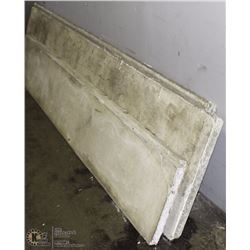LOT OF 4 CONCRETE & FIBERGLASS PANELS