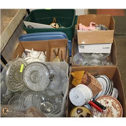 LARGE PALLET OF ESTATE CUT GLASS COLLECTOR ITEMS