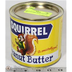 1960'S SQUIRREL PEANUT BUTTER TIN