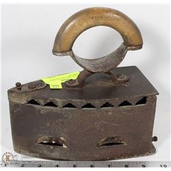 ANTIQUE IRON YOU FILL WITH CHARCOAL