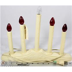 ELECTRIC VINTAGE 5 LIGHT CANDLE