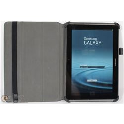 SAMSUNG GALAXY TABLET WITH PROTECTIVE COVER &