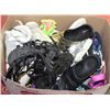 Image 1 : LARGE BOX OF MISC. NEW SHOES, BOOTS OF VARIOUS