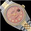 Image 1 : Rolex Men's Two Tone 14K Gold/SS, QuickSet, Diamond Dial & Diamond Bezel - REF-474F5M