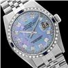 Image 1 : Rolex Men's Stainless Steel, QuickSet, Diam Dial & Diam/Sapphire Bezel - REF-474A5N