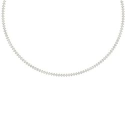 10 CTW Certified SI/I Diamond 2 Prong Necklace 18K Yellow Gold - REF-446Y6N - 40027