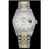 Image 1 : Rolex Ladies Two Tone 14K Gold/SS, Diamond Dial & Diamond Bezel, Saph Crystal - REF-363X3A