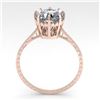 Image 4 : 2 CTW VS/SI Diamond Solitaire Engagement Ring 18K Rose Gold - REF-933R9K - 35765