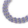 79.33 CTW Royalty Tanzanite & VS Diamond Necklace 18K Rose Gold - REF-1781M8F - 38950