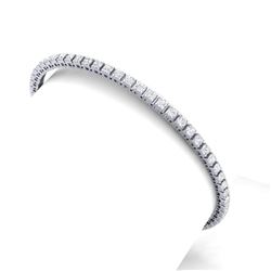 4 CTW Certified SI/I Diamond Bracelet 18K White Gold - REF-211W4H - 39899