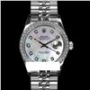 Image 2 : Rolex Men's Stainless Steel, QuickSet, Diamond Dial & Diamond Bezel - REF-474M5H