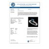 Image 3 : 1.03 CTW Certified Intense Blue SI Diamond Solitaire Engagement Ring 10K White Gold - REF-140H4W - 3