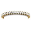 Image 2 : 4 CTW Certified SI/I Diamond 2 Prong Bracelet 18K Yellow Gold - REF-211K4R - 40024