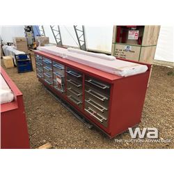 10 FT. 20 DRAWER HEAVY DUTY METAL WORK BENCH