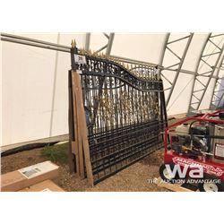 20 FT. HEAVY DUTY BI-PARTING WROUGHT IRON
