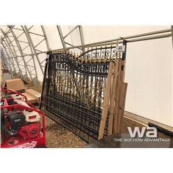 20 FT. HEAVY DUTY BI-PARTING WROUGHT IRON